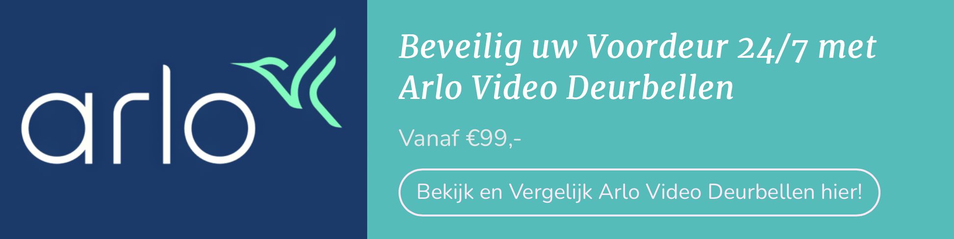 Arlo draadloze video deurbellen